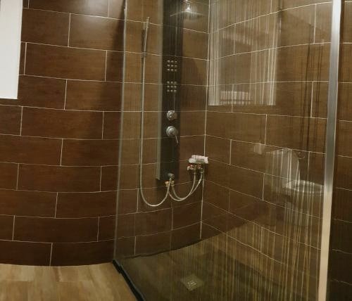 Cabina de duș cu hidromasaj din baia de la parter